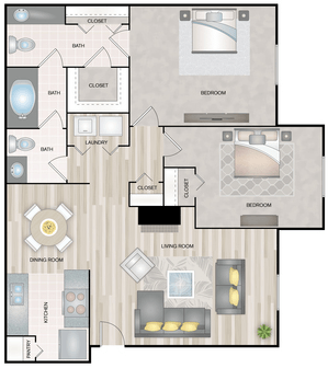 1 bedroom Lockhart Apartments Mesquite Texas